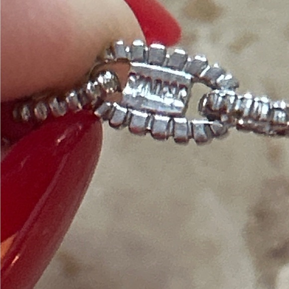 Judith Ripka Sterling Silver Barrel Chain with 18k Gold and Diamond Accents - Picture 9 of 9